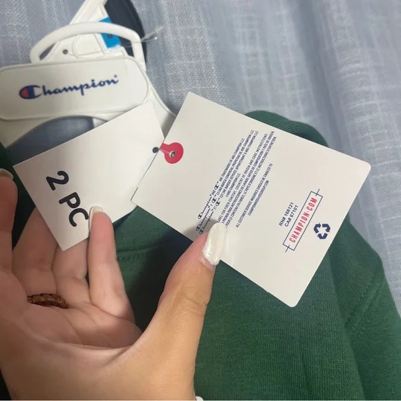 Champion Forest Green Kids Tracksuit - Picture 11 of 13